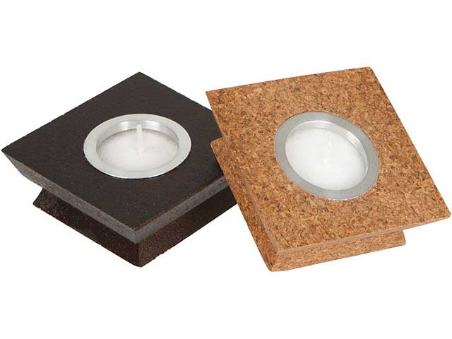 Cork Single Tea Light Candle Holder Cork Single Tea Light Candle Holder